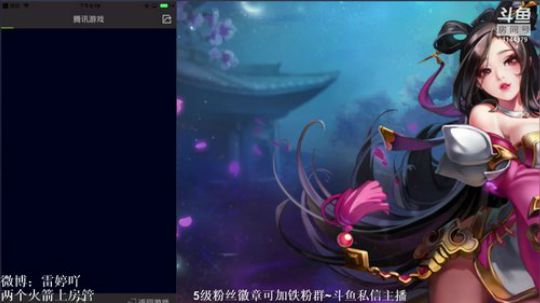 我在斗鱼看雷婷丶直播王者荣耀