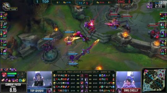 我在斗鱼看英雄联盟官方赛事直播英雄联盟