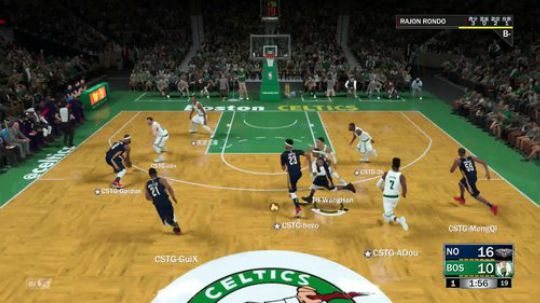 小乐：NBA2K 5V5比赛积分赛第九天 2018-08-19 00点场
