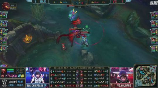 我在斗鱼看英雄联盟官方赛事直播英雄联盟