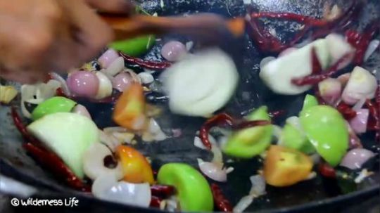 【原始生存·烹饪】烹饪美味海鲜 爆炒美味蟹老板