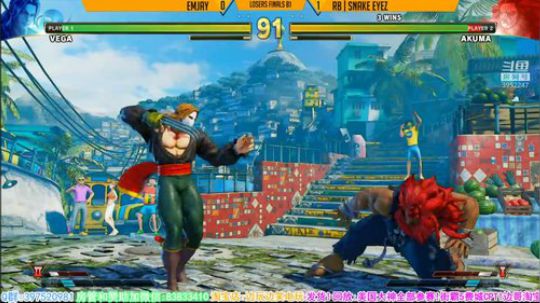 众多中国选手参战!街霸5西安白金赛第二天全程PT3