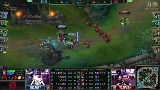 LPL斗鱼解说台-SNGvsVG-第二场-8.24