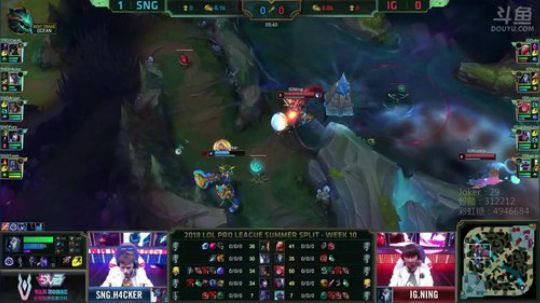 斗鱼LPL解说台-SNGvsIG-第二场-8.26