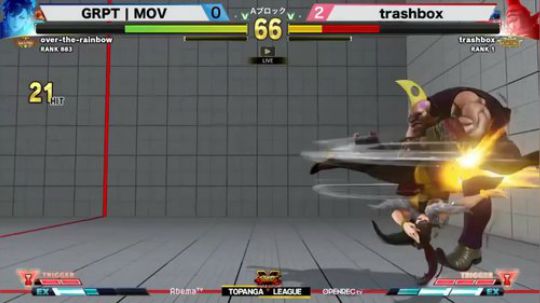 最强春丽蓄力残留出神入化!MOV比赛中连续使用高难连段!