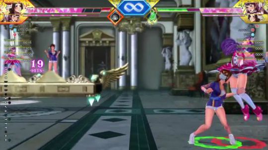 妹子组合连段的乐趣!<SNK女格斗家爆裂双打>雅典娜尤莉连!