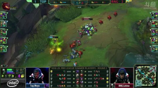 LPL季后赛斗鱼解说台-TOPvsRNG-第四场-9.7