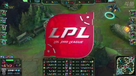 娃娃米勒泽元解说TOPvsRNG第三场