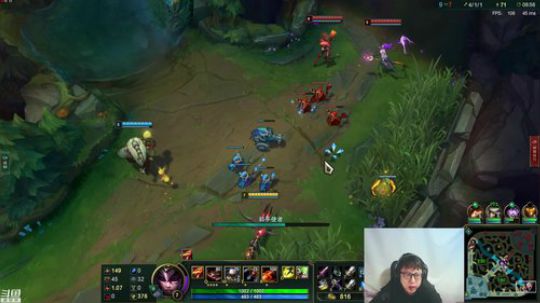 我在斗鱼看东北大鹌鹑直播英雄联盟