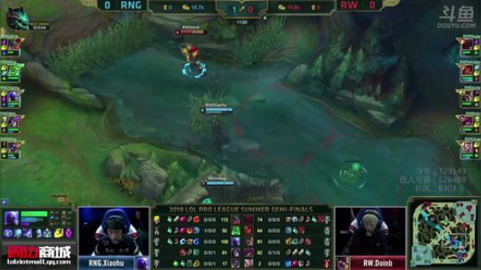 LPL半决赛斗鱼解说台-RNGvsRW-第一场-9.9