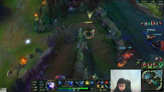 我在斗鱼看东北大鹌鹑直播英雄联盟