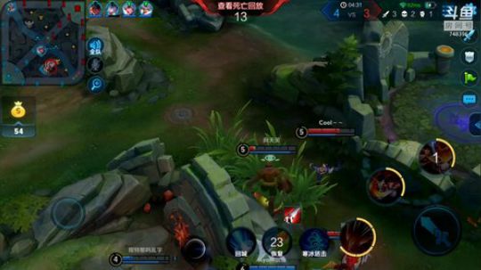 我在斗鱼看林蒙m直播王者荣耀