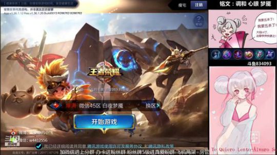 小飞：国服小乔微信区天天带粉 2018-09-19 14点场