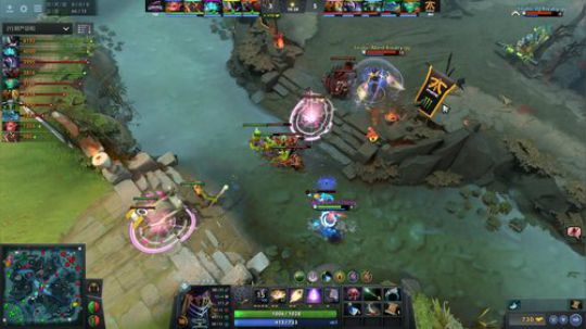 Fnatic vs Winstrike Ti8 第一场