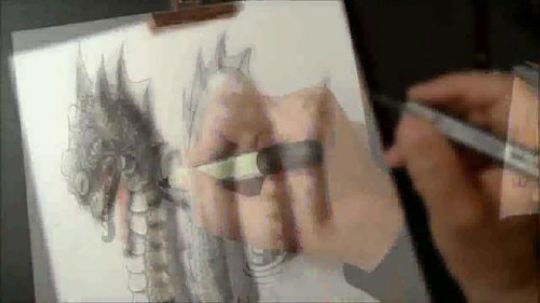 如何画一条立体龙？让这个人教你！