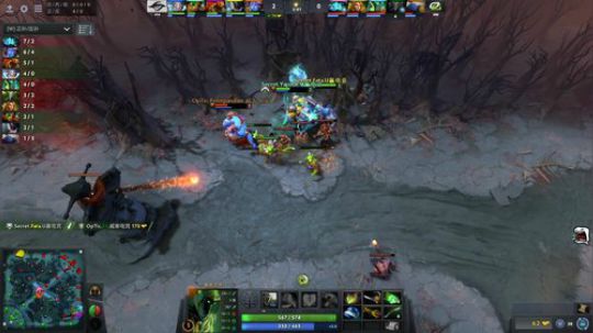 Secret vs Optic Ti8小组赛 第一场