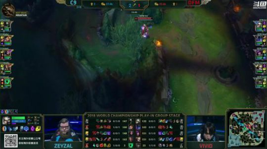 我在斗鱼看英雄联盟官方赛事直播英雄联盟