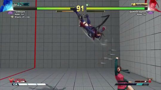 弱角色也有神对策！街霸5小樱用2HP对策女忍者头顶左右择！