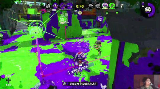 喷射战士 splatoon 在S段摩擦 2018-10-12 20点场