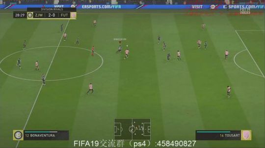 ps4 FIFA19 周赛 2018-10-10 15点场