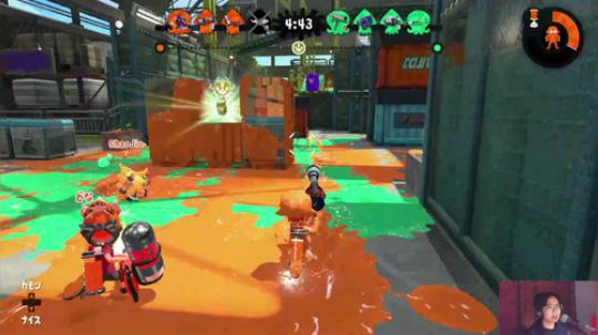 喷射战士 splatoon 在S段摩擦 2018-10-13 21点场