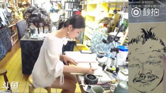 【凝缩时间轴】一个大爷的作画过程