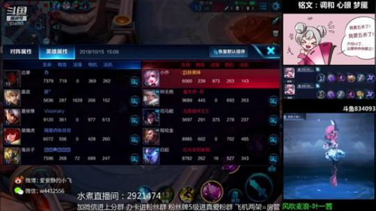土拨鼠：国服小乔带粉遨游峡谷之巅 2018-10-15 14点场