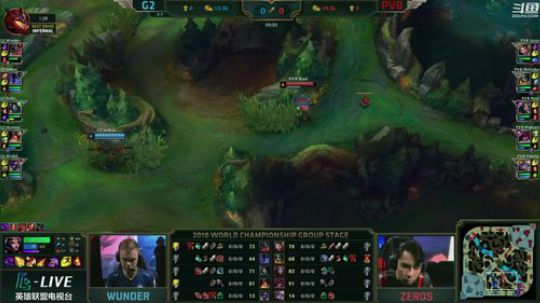 我在斗鱼看英雄联盟官方赛事直播英雄联盟