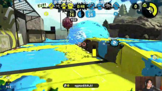 喷射战士 splatoon 继续S段摩擦 2018-10-15 23点场