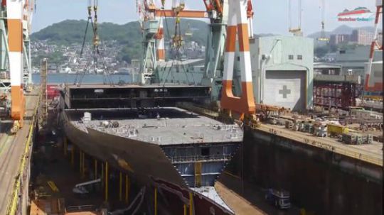 6分钟造价游轮--三菱重工承建阿依达邮轮