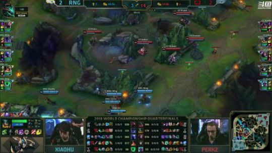 我在斗鱼看英雄联盟官方赛事直播英雄联盟