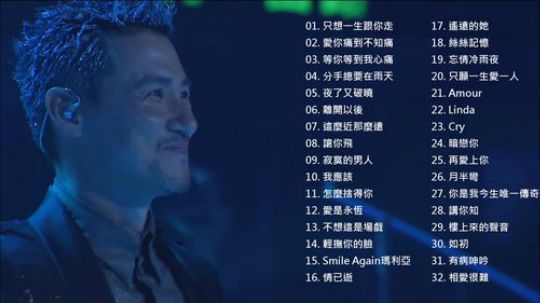 張學友 Jacky Cheung - 中文金曲抒情精選