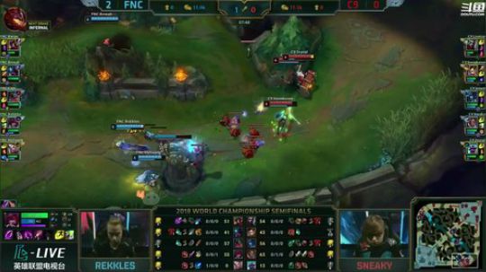 我在斗鱼看英雄联盟官方赛事直播英雄联盟