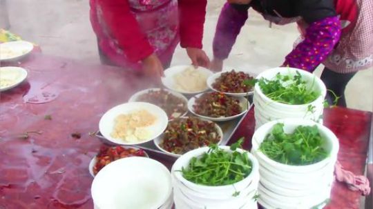 湖南乡村婚礼酒席都是硬菜啊