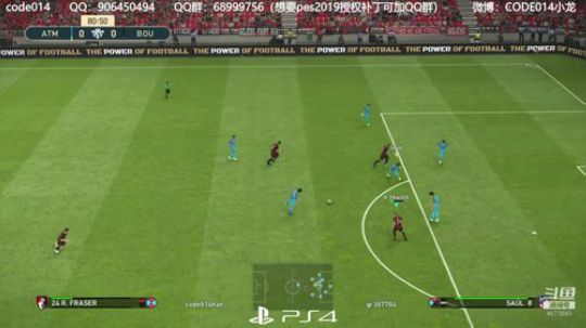 PS4实况2019 pes2019 网战 2018-11-04 21点场