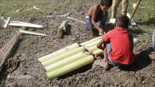 - 印度快乐村 - 快乐村儿童们的原始烹饪！