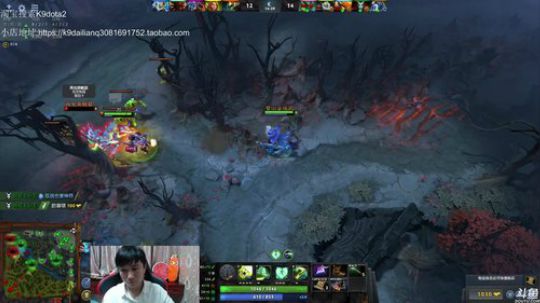 我在斗鱼看14yearsold天残少年K9直播DOTA2