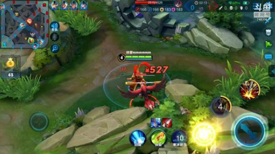 我在斗鱼看林蒙m直播王者荣耀