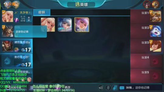 公孙离带粉上王者输出五十 2018-11-13 22点场
