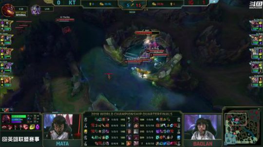 我在斗鱼看英雄联盟官方赛事直播英雄联盟