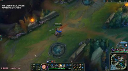 【今天打办卡局】中单千速盖伦，AD去质器 2018-11-20 04点场