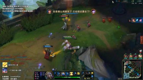 【刺客盖伦】中单千速盖伦，AD去质器 2018-11-20 15点场