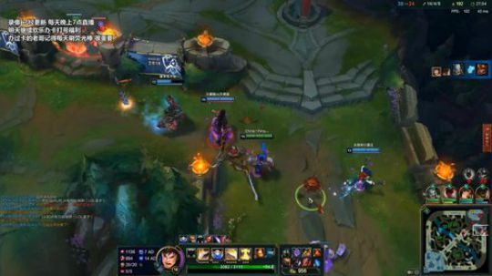 【刺客盖伦】中单千速盖伦，AD去质器 2018-11-21 01点场