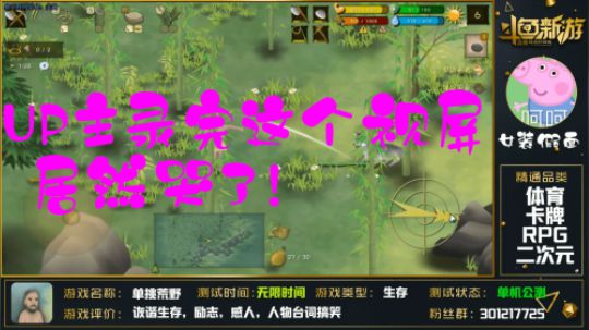 单挑荒野 国产单机生存类评测 UP居然哭了!?