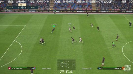 PS4实况2019 pes2019 网战 2018-11-22 21点场