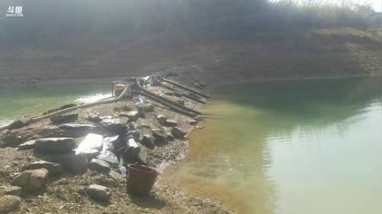 11点抽干水库。 2018-11-27 12点场
