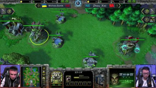 我在斗鱼看暴雪游戏频道直播魔兽争霸