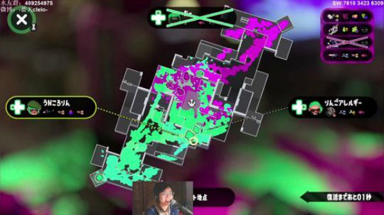 switch-喷射战士2 1900分 2018-11-30 21点场