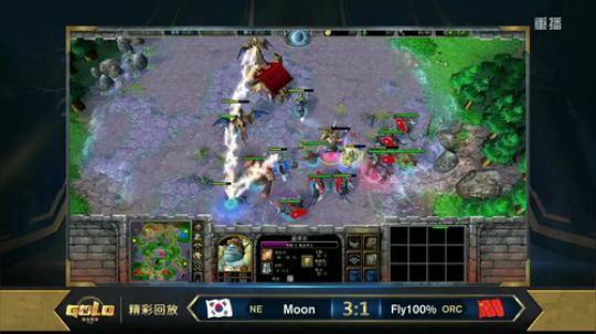 我在斗鱼看暴雪游戏频道直播魔兽争霸