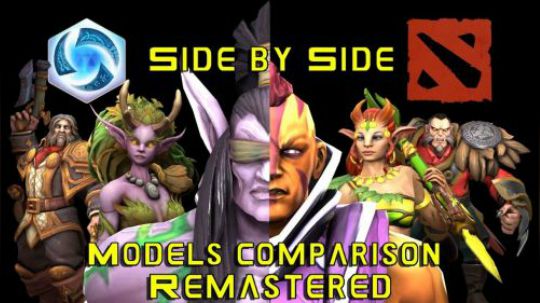 风暴英雄和Dota2相似英雄建模对比